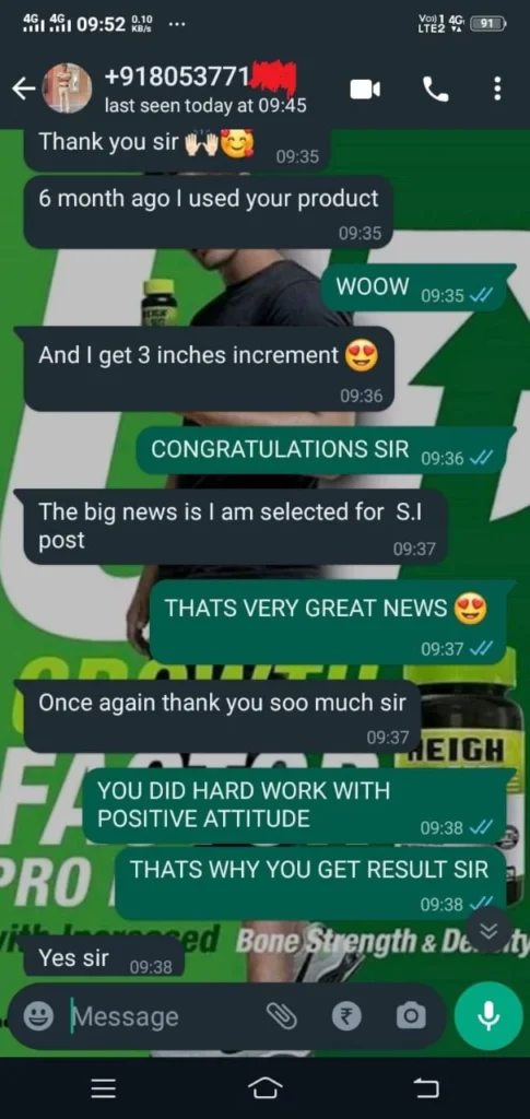 Clients Whatapp chat screenshot image Clients Whatapp chat screenshot image